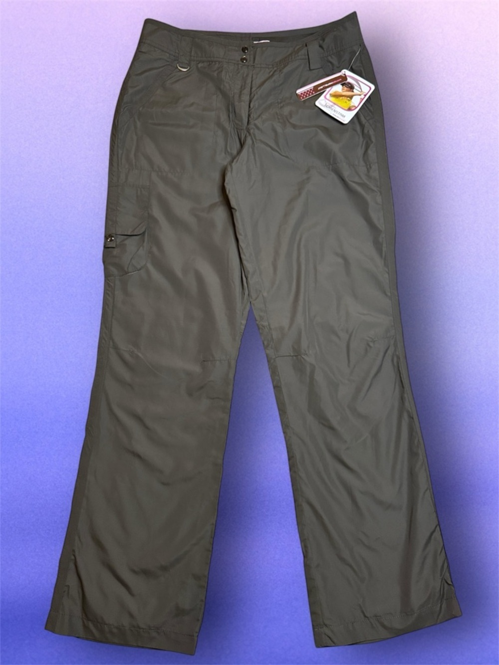 NWT Women’s Lightweight Golf Performance Pants in Olive Army Green sz 12